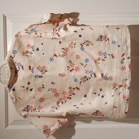 Cynthia Rowley 100% linen blouse - Picture 7 of 8